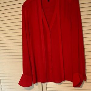 BCBGMaxAzria Vibrant Red Blouse